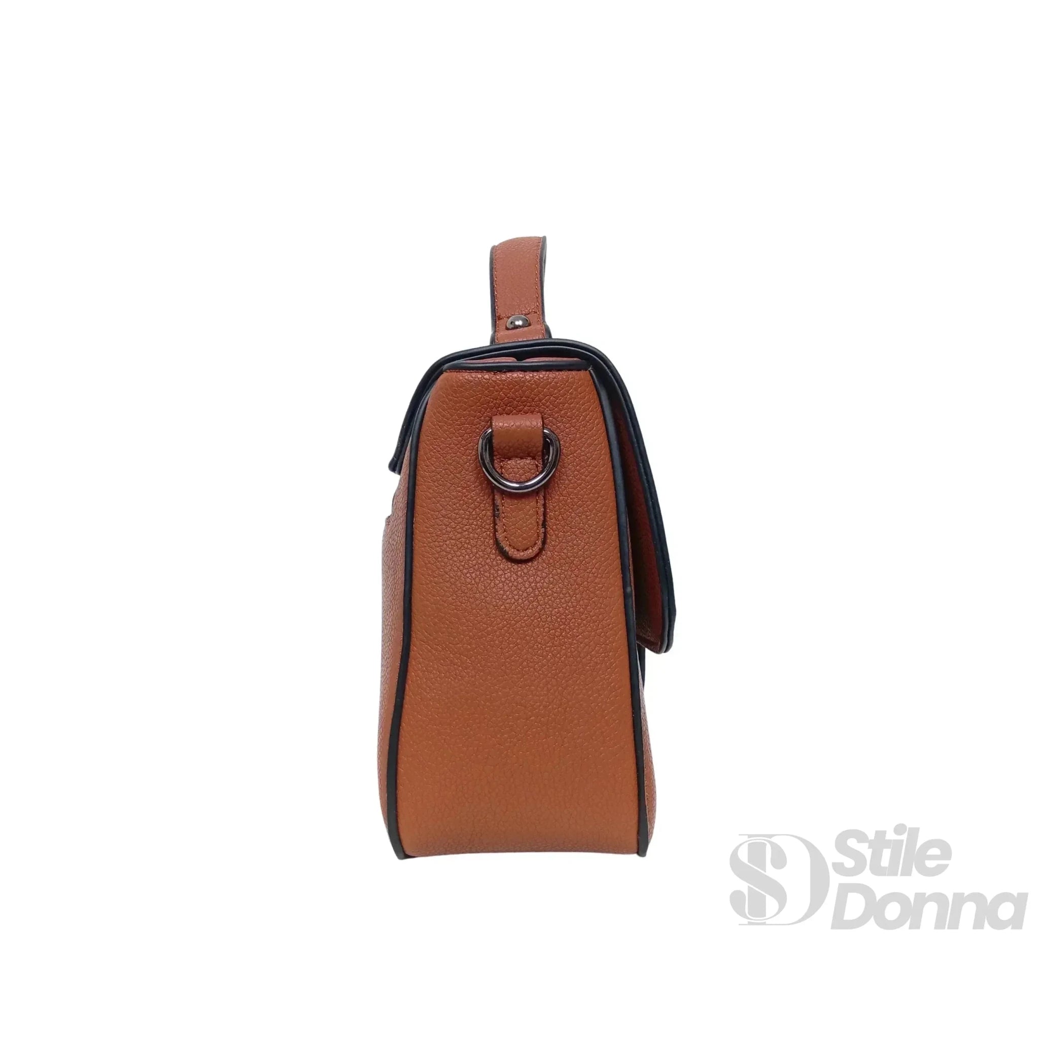 Charro Borsa a Spalla Rigida in Ecopelle con Design Minimalista - Stile Donna Bags