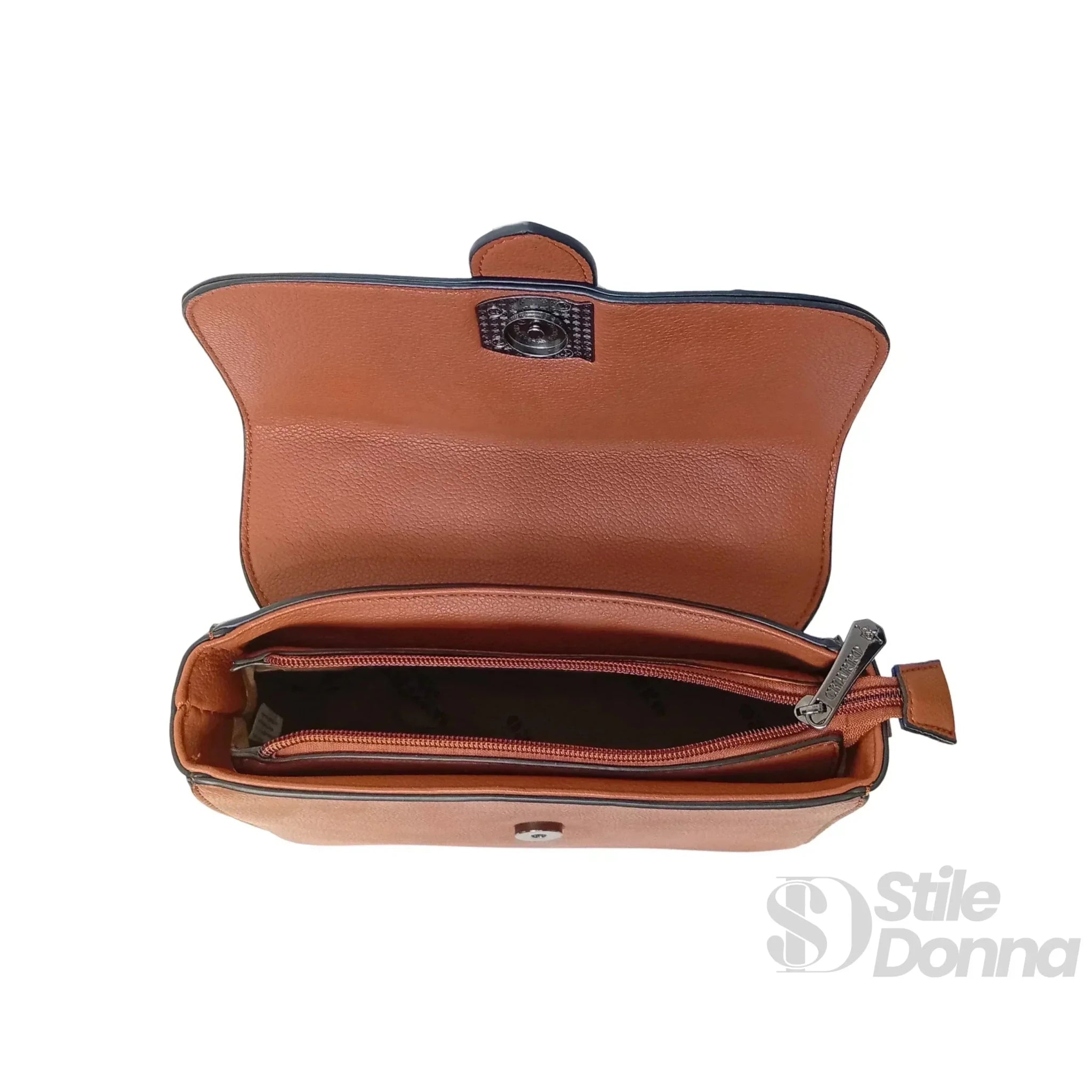 Charro Borsa a Spalla Rigida in Ecopelle con Design Minimalista - Stile Donna Bags