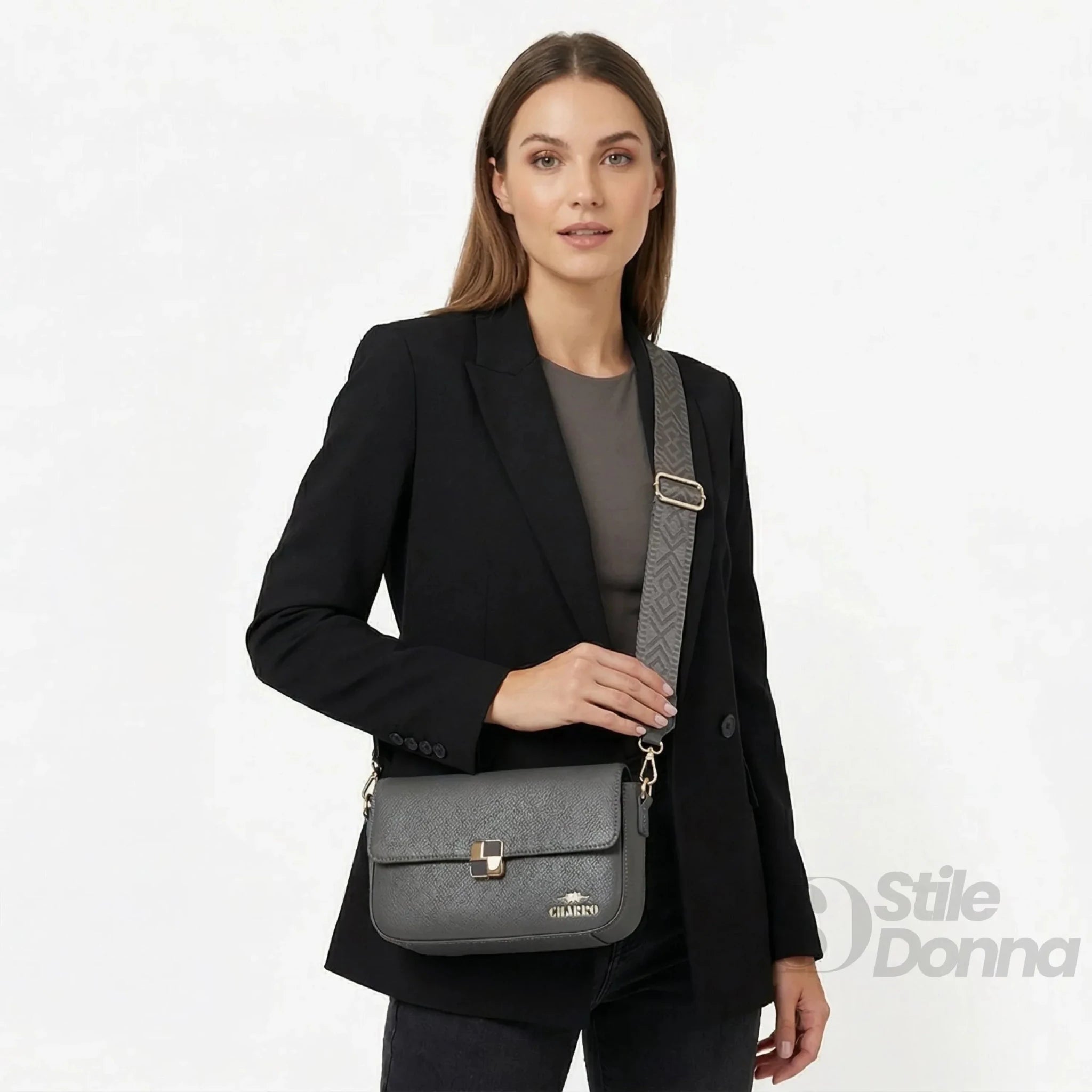 Charro Borsa in Ecopelle Crossbody con Manico Rimovibile - Stile Donna Bags