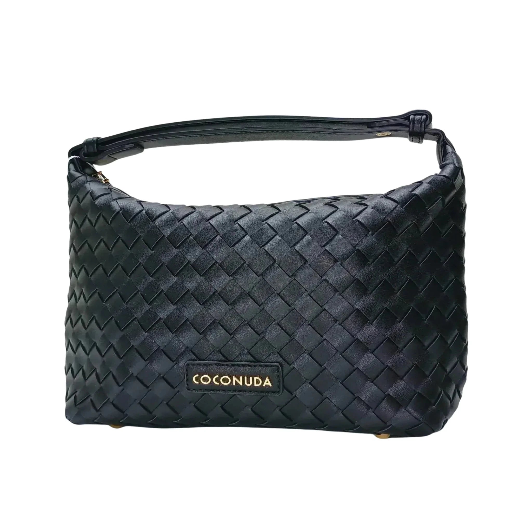 Coconuda Borsa Intrecciata in Ecopelle con Manico - Stile Donna Bags