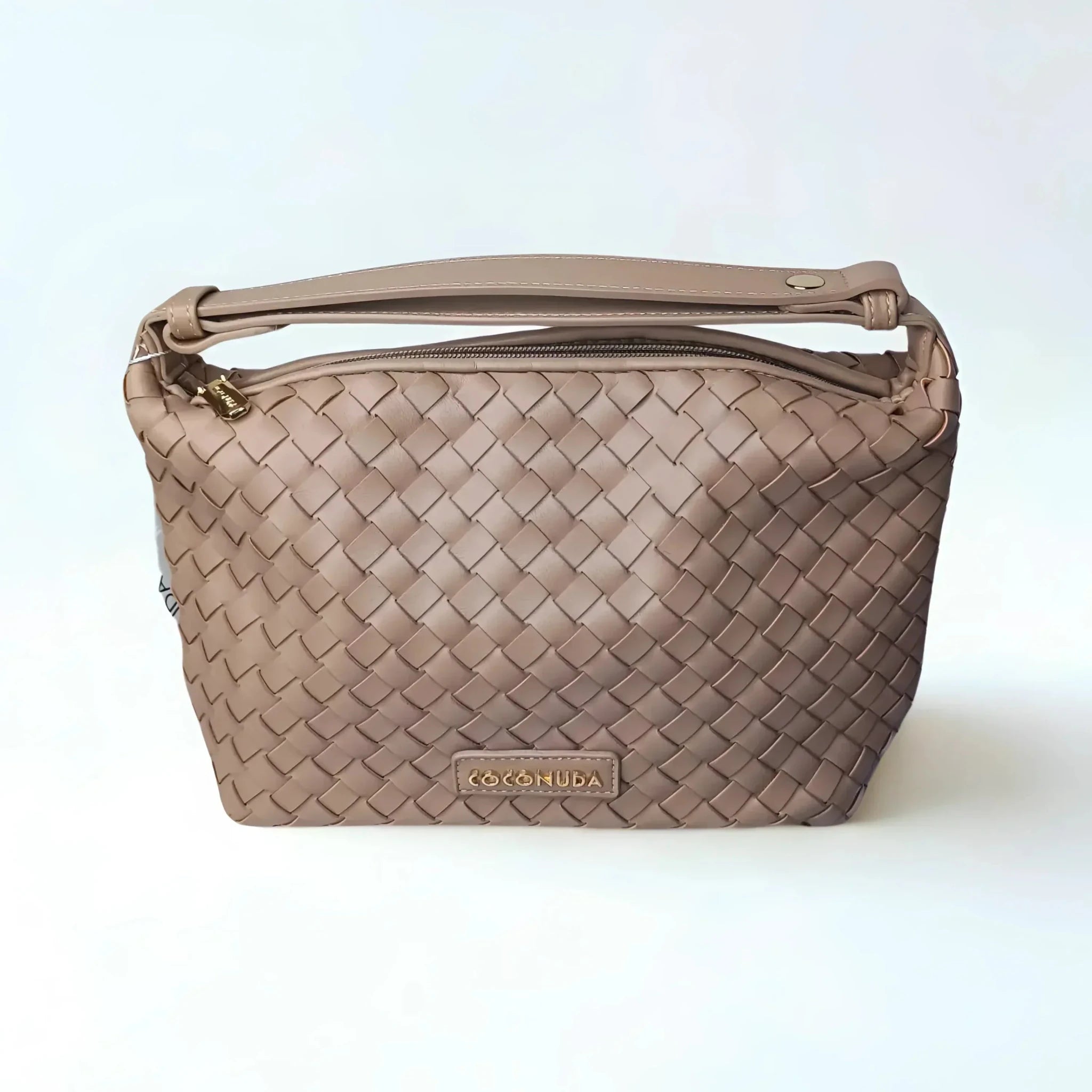 Coconuda Borsa Intrecciata in Ecopelle con Manico - Stile Donna Bags