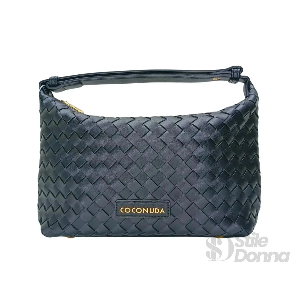 Coconuda Borsa Intrecciata in Ecopelle con Manico - Stile Donna Bags