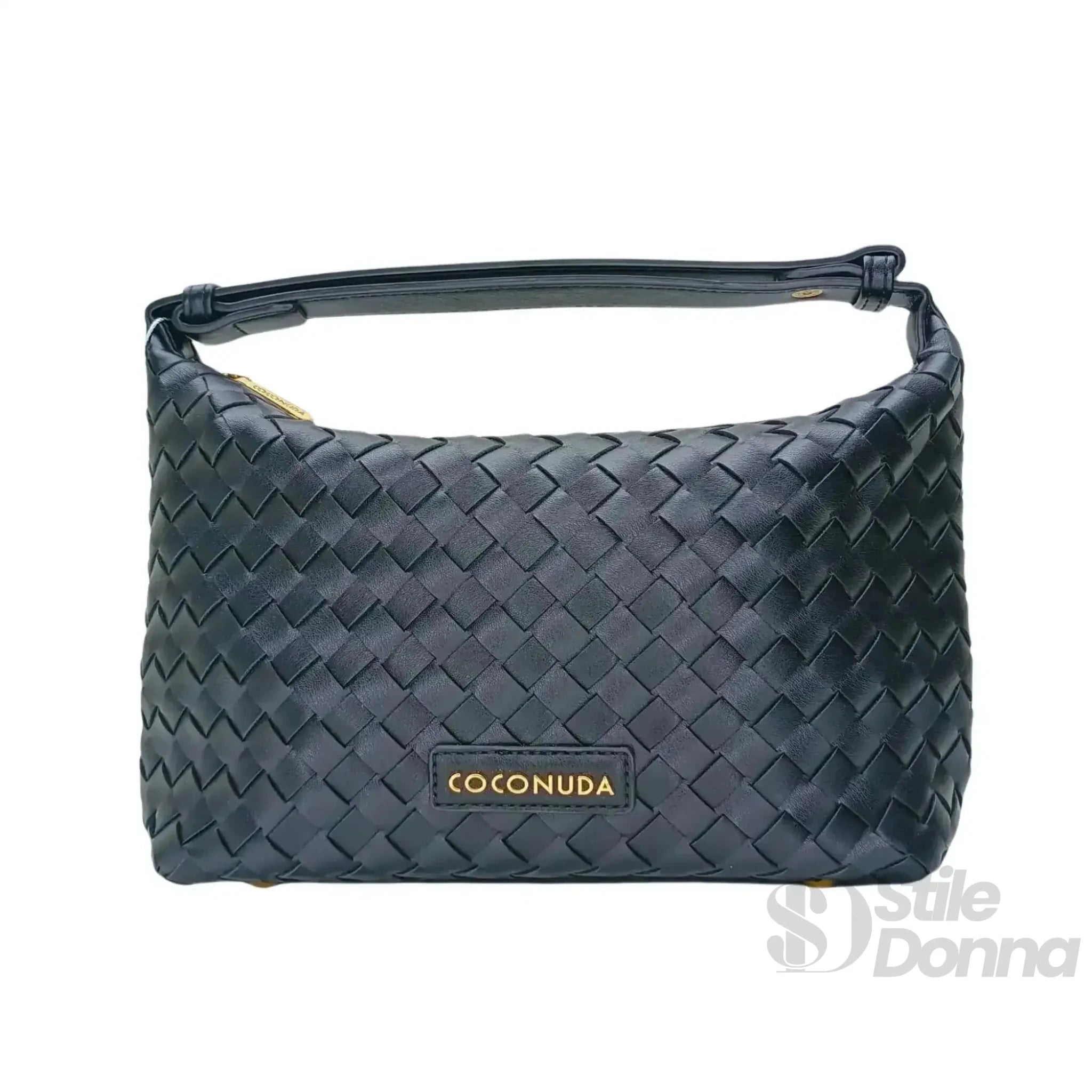 Coconuda Borsa Intrecciata in Ecopelle con Manico - Stile Donna Bags