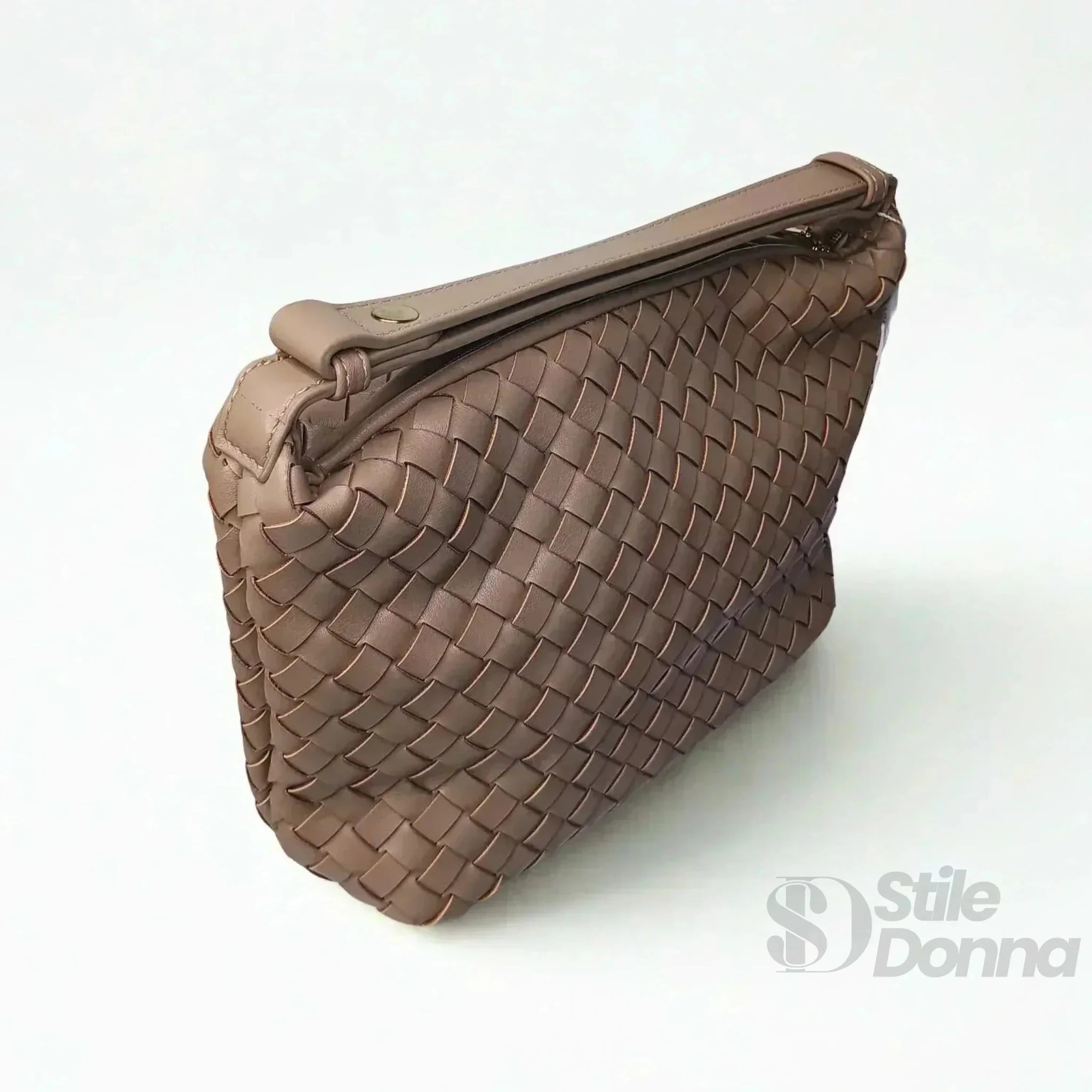 Coconuda Borsa Intrecciata in Ecopelle con Manico - Stile Donna Bags