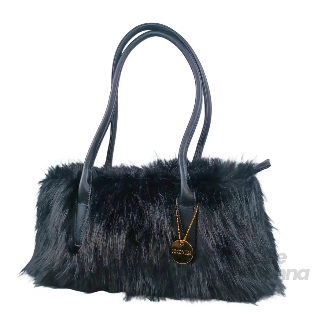 Coconuda Borsa a Mano in Ecopelle e Pelliccia Sintetica - Stile Donna Bags