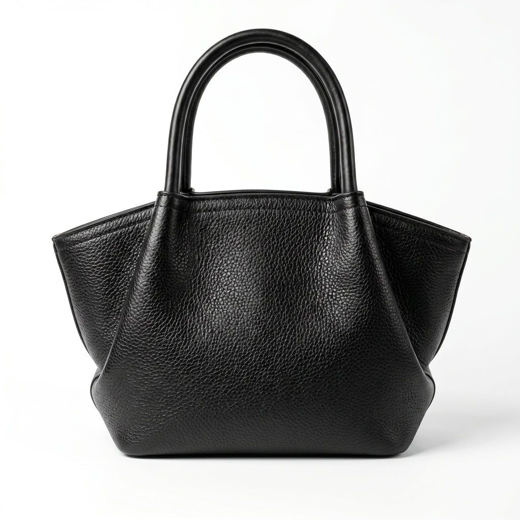 Coconuda Borsa a Mano in Ecopelle Martellata Nera - Stile Donna Bags
