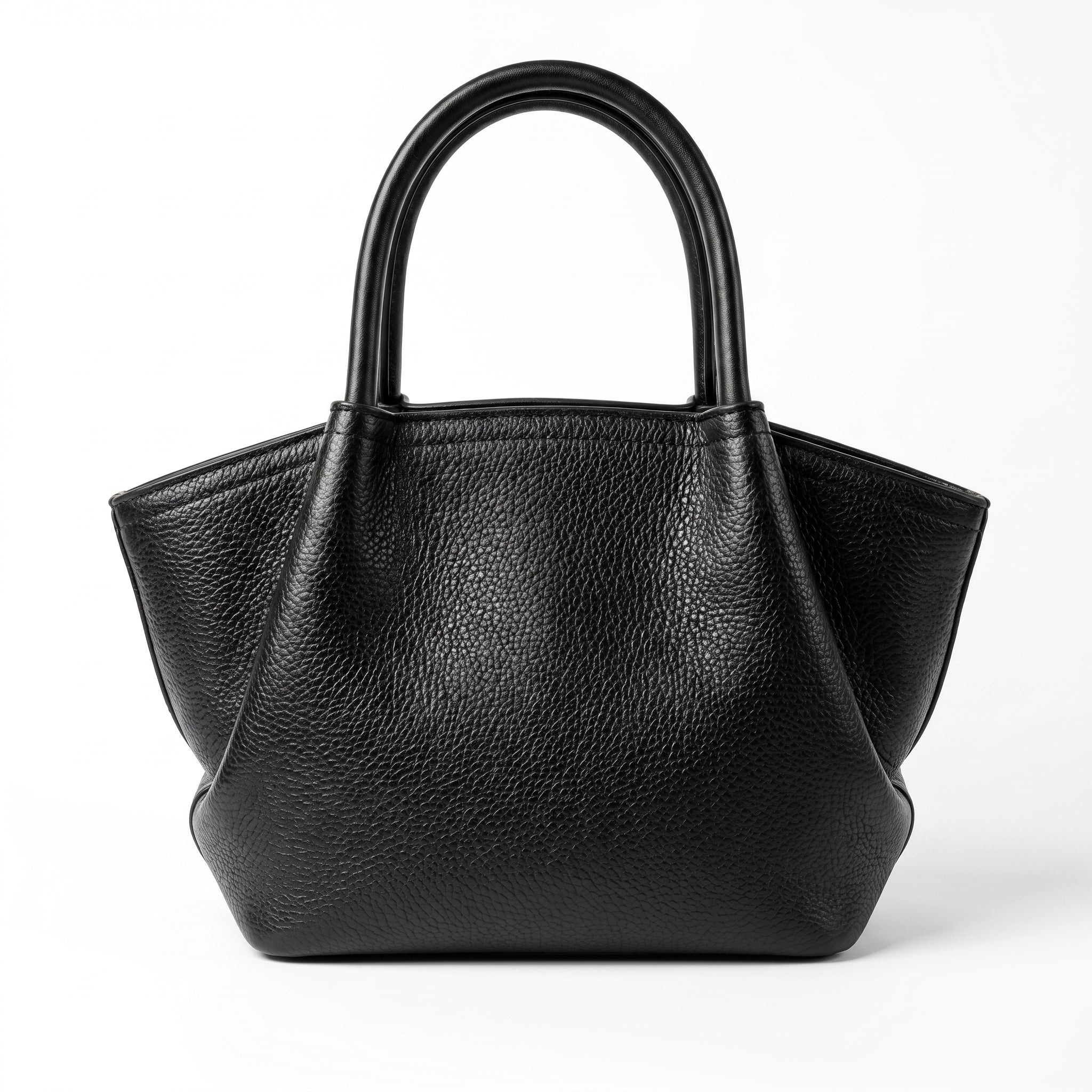 Coconuda Borsa a Mano in Ecopelle Martellata Nera - Stile Donna Bags