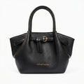 Coconuda Borsa a Mano in Ecopelle Martellata Nera - Stile Donna Bags