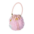 Coconuda Borsa a Secchiello in Pelliccia Sintetica - Stile Donna Bags