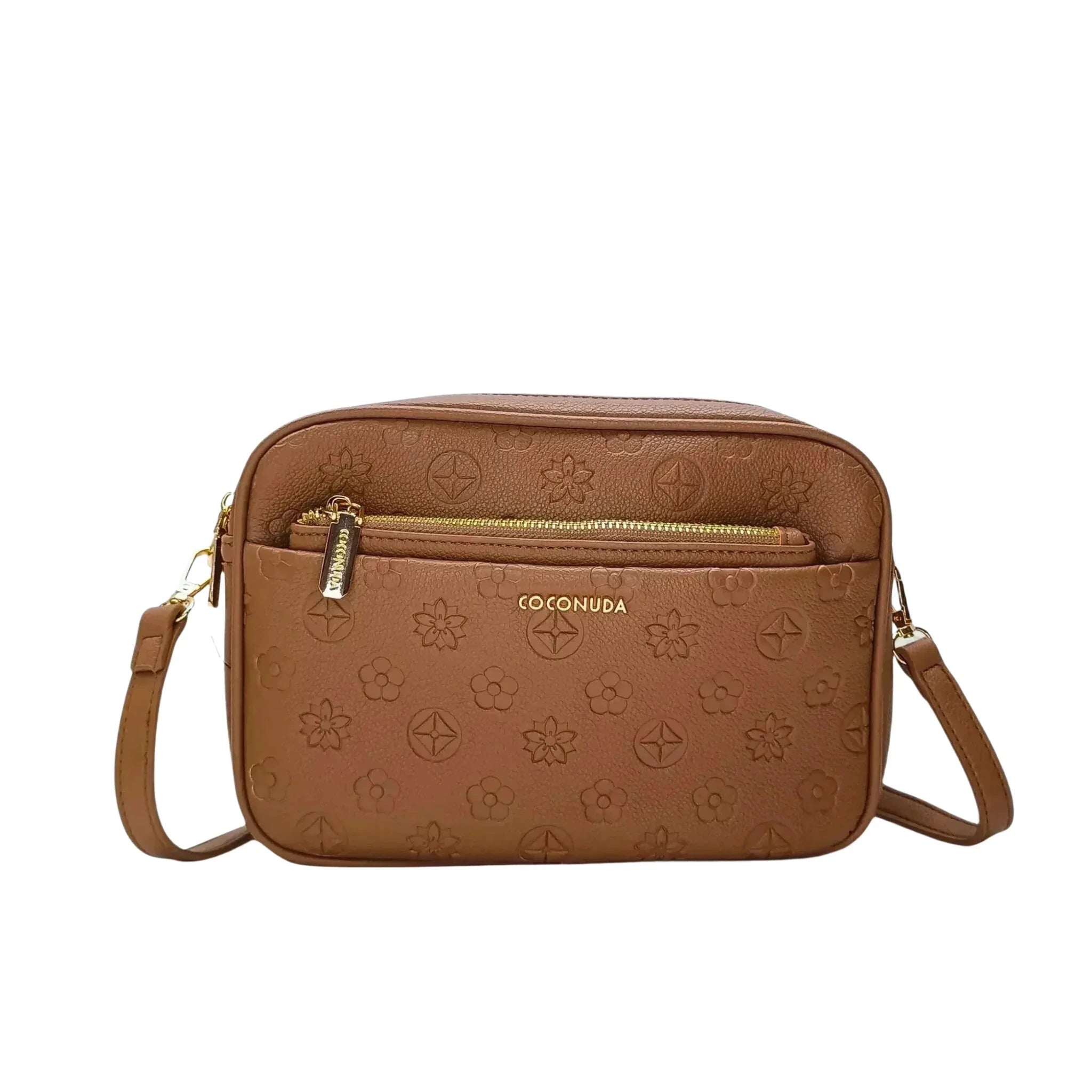 Coconuda Borsa a Tracolla in Ecopelle Marrone - Stile Donna Bags