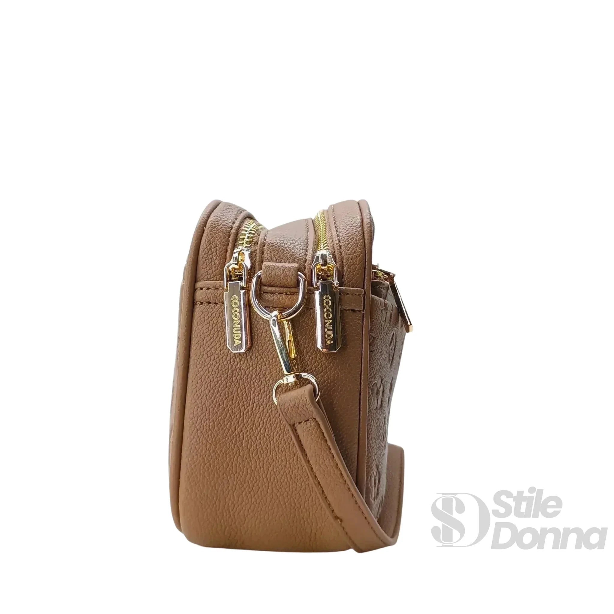 Coconuda Borsa a Tracolla in Ecopelle Marrone - Stile Donna Bags
