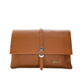 Coconuda Pochette in Ecopelle Marrone con Chiusura a Scatto - Stile Donna Bags