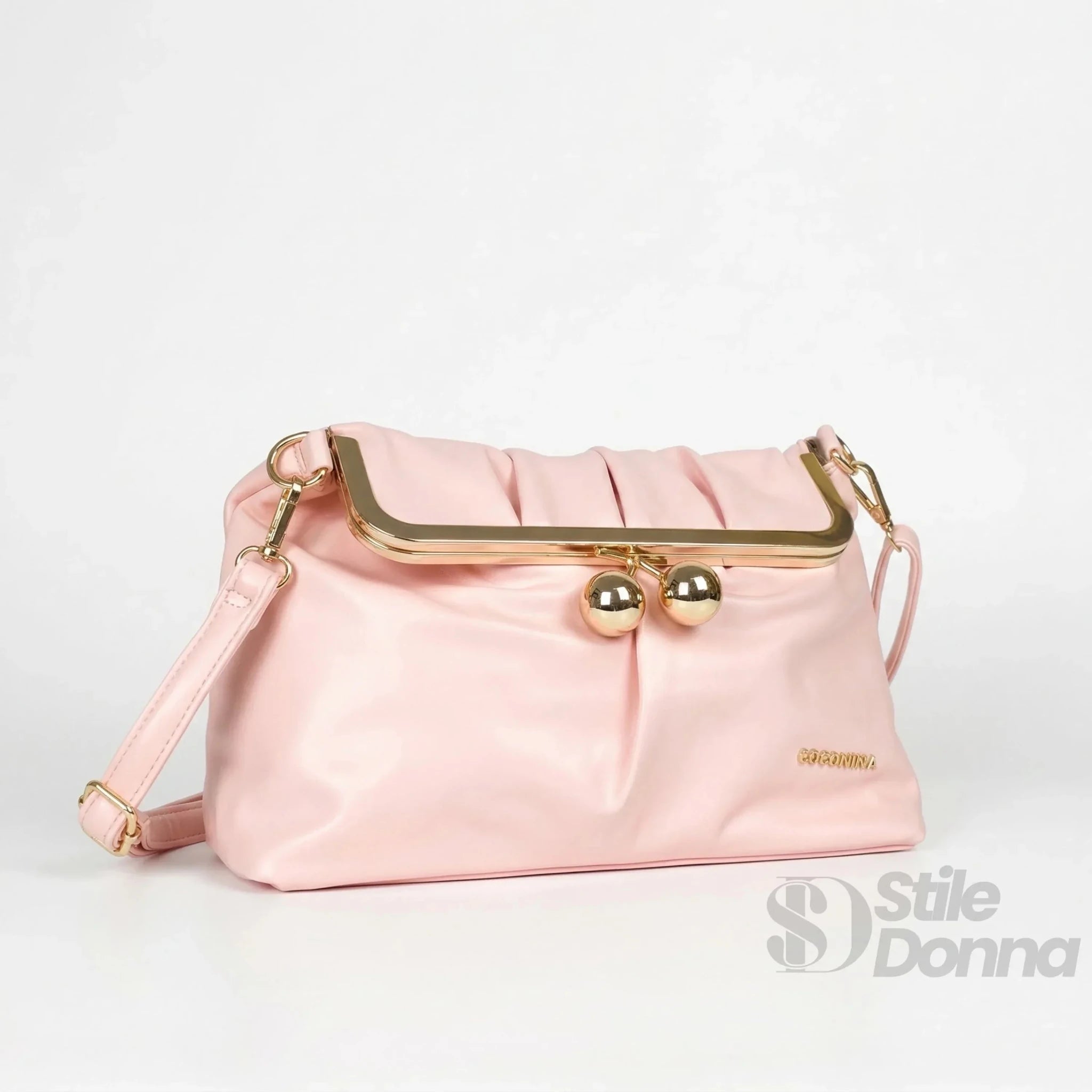 Coconuda Pochette in Ecopelle Morbida con Chiusura a Scatto - Stile Donna Bags