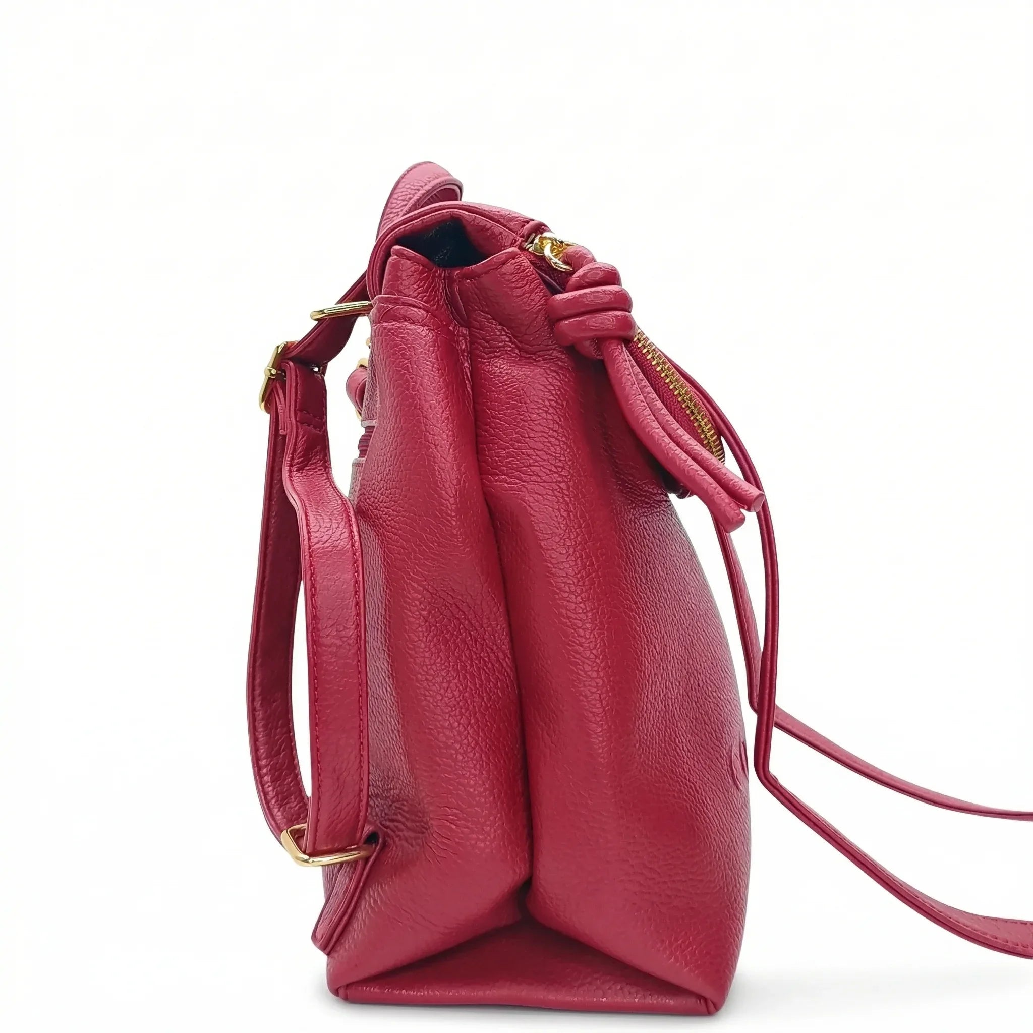 Coconuda Zaino Rosso in Ecopelle con Spallacci Regolabili - Stile Donna Bags