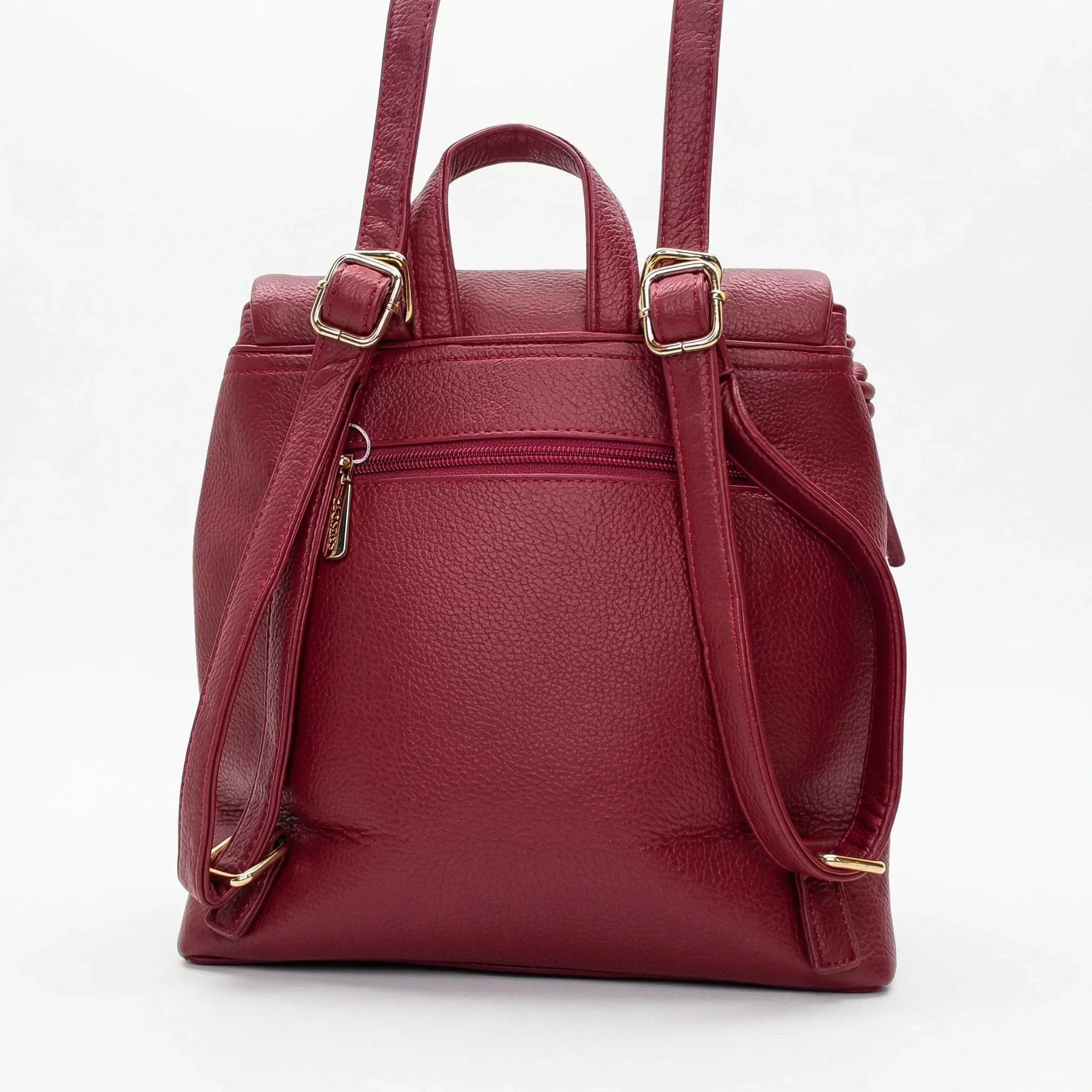 Coconuda Zaino Rosso in Ecopelle con Spallacci Regolabili - Stile Donna Bags
