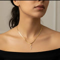 Collana Minimalista con Ciondolo Serpente in Cristallo Argento - Stile Donna Bags