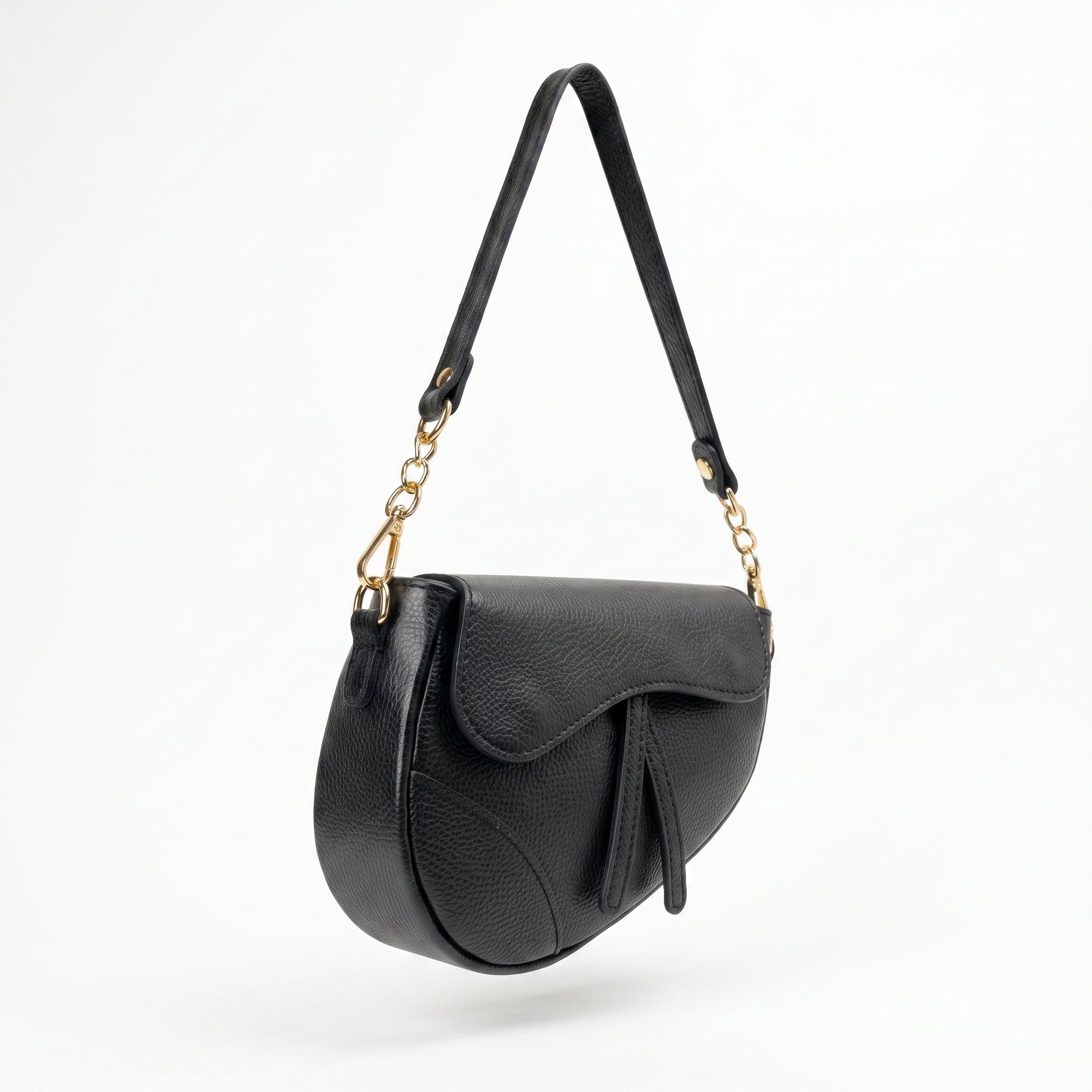 Eliza Borsa a Tracolla in Vera Pelle con Chiusura Sicura - Stile Donna Bags