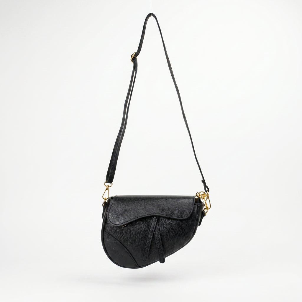 Eliza Borsa a Tracolla in Vera Pelle con Chiusura Sicura - Stile Donna Bags