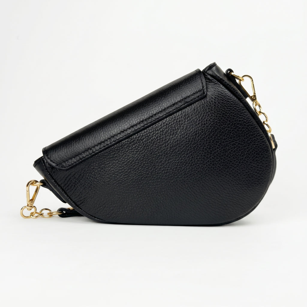 Eliza Borsa a Tracolla in Vera Pelle con Chiusura Sicura - Stile Donna Bags
