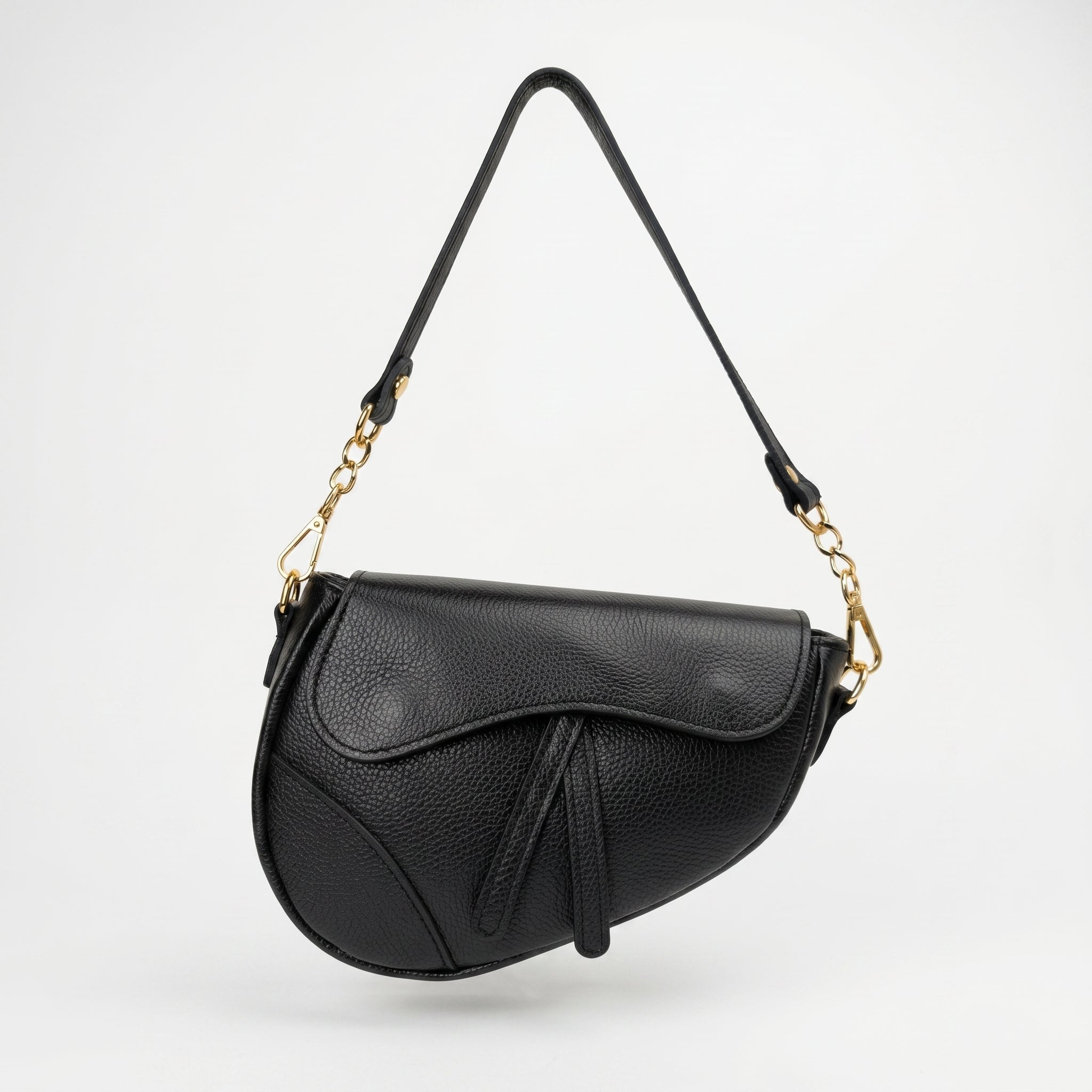 Eliza Borsa a Tracolla in Vera Pelle con Chiusura Sicura - Stile Donna Bags