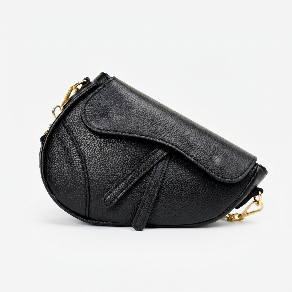 Eliza Borsa a Tracolla in Vera Pelle con Chiusura Sicura - Stile Donna Bags