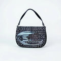 Enrico Coveri Borsa a Spalla in Jacquard con Logo - Stile Donna Bags