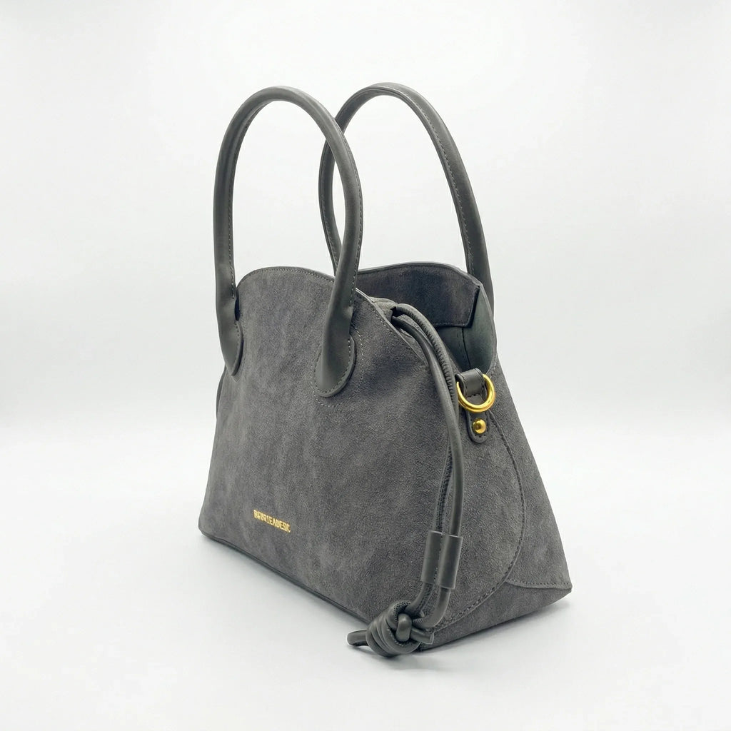 Enrico Coveri Set Borse in Ecopelle Effetto Suede - Stile Donna Bags