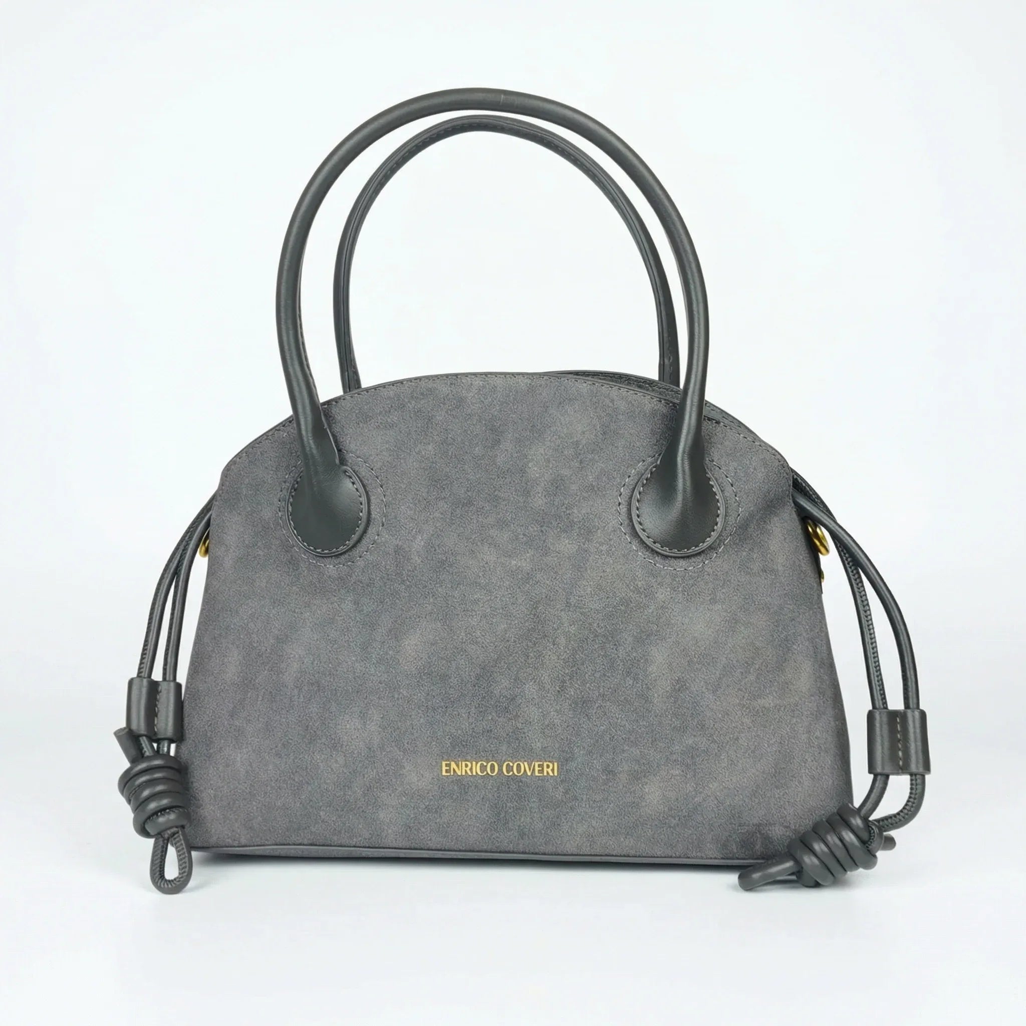 Enrico Coveri Set Borse in Ecopelle Effetto Suede - Stile Donna Bags