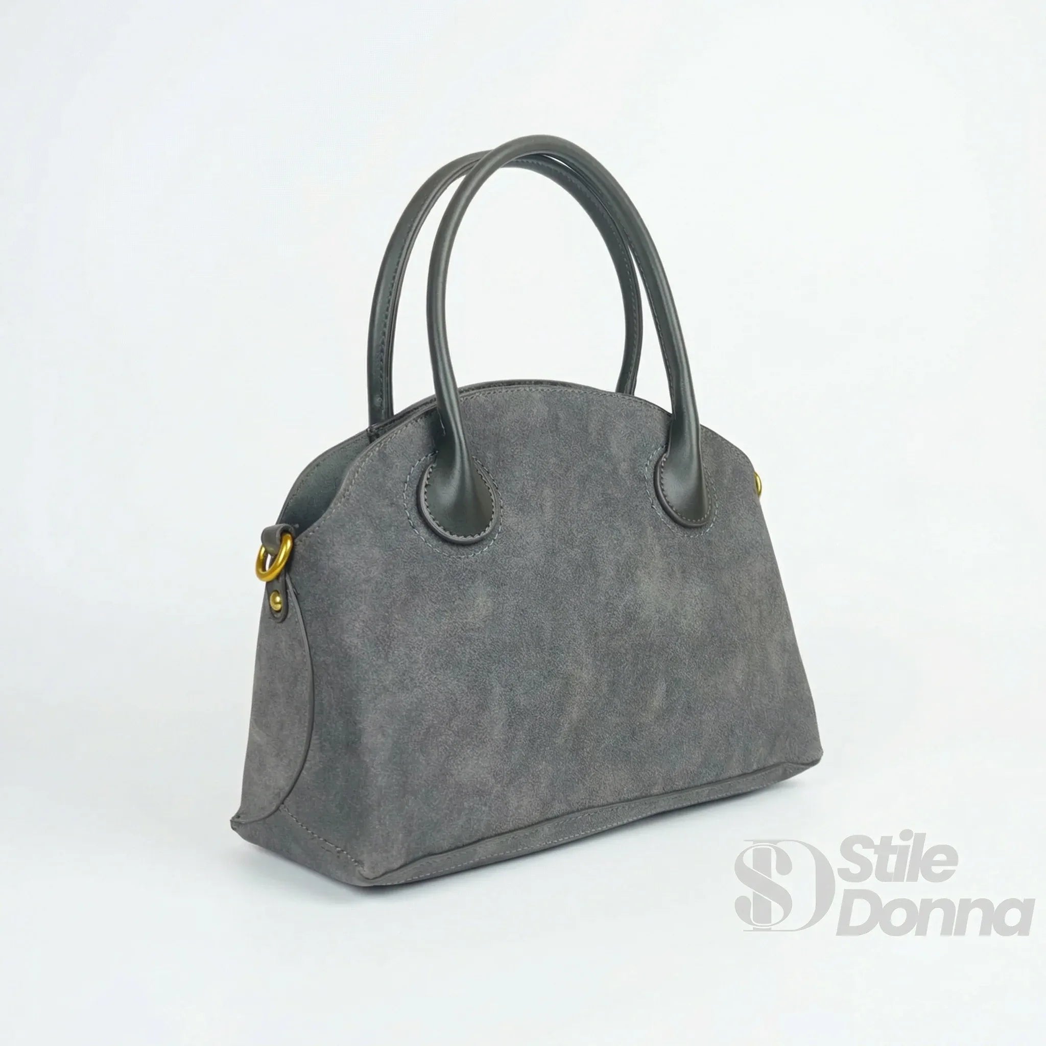 Enrico Coveri Set Borse in Ecopelle Effetto Suede - Stile Donna Bags