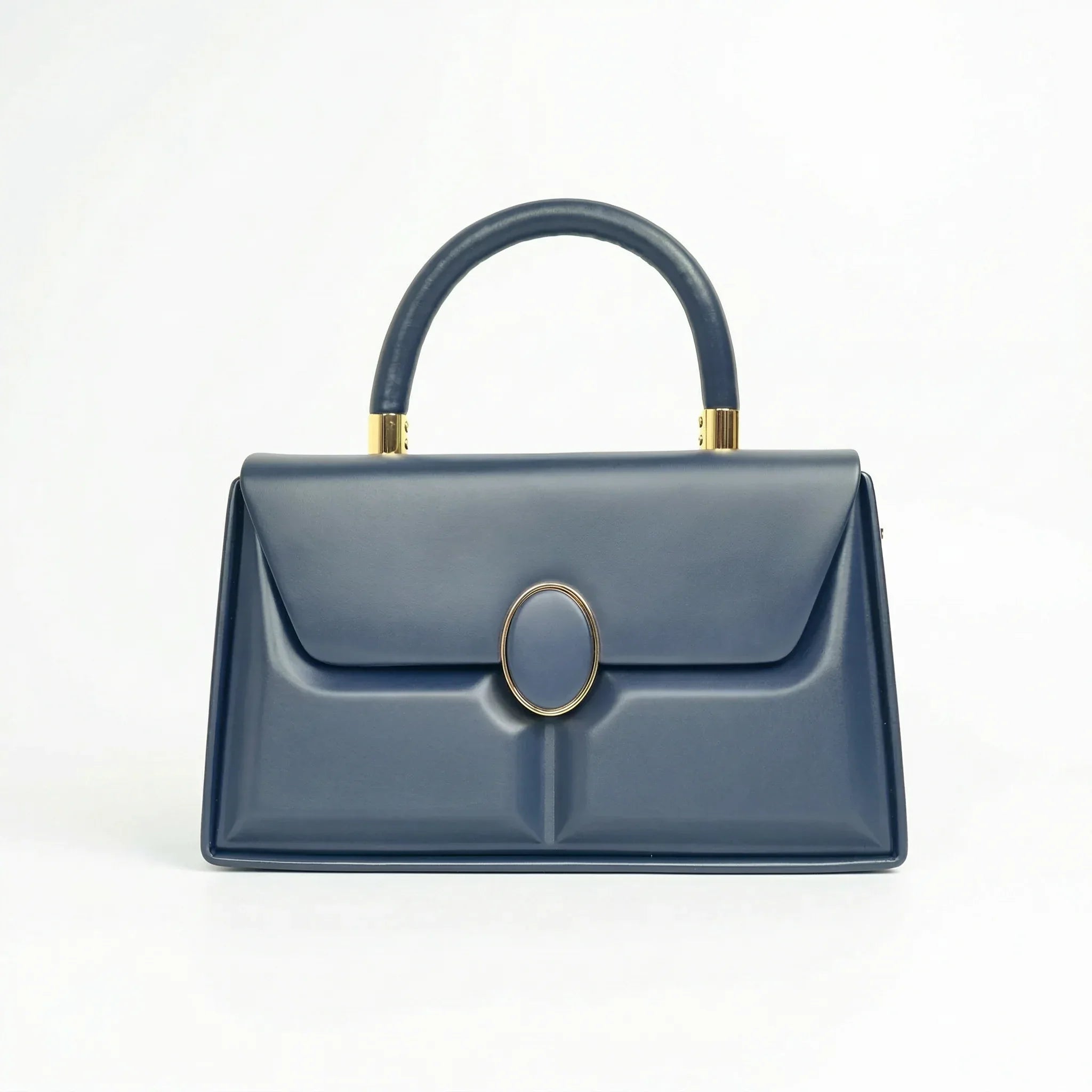 Herisson Firenze Borsa Strutturata Classica in Ecopelle con Hardware Oro - Stile Donna Bags