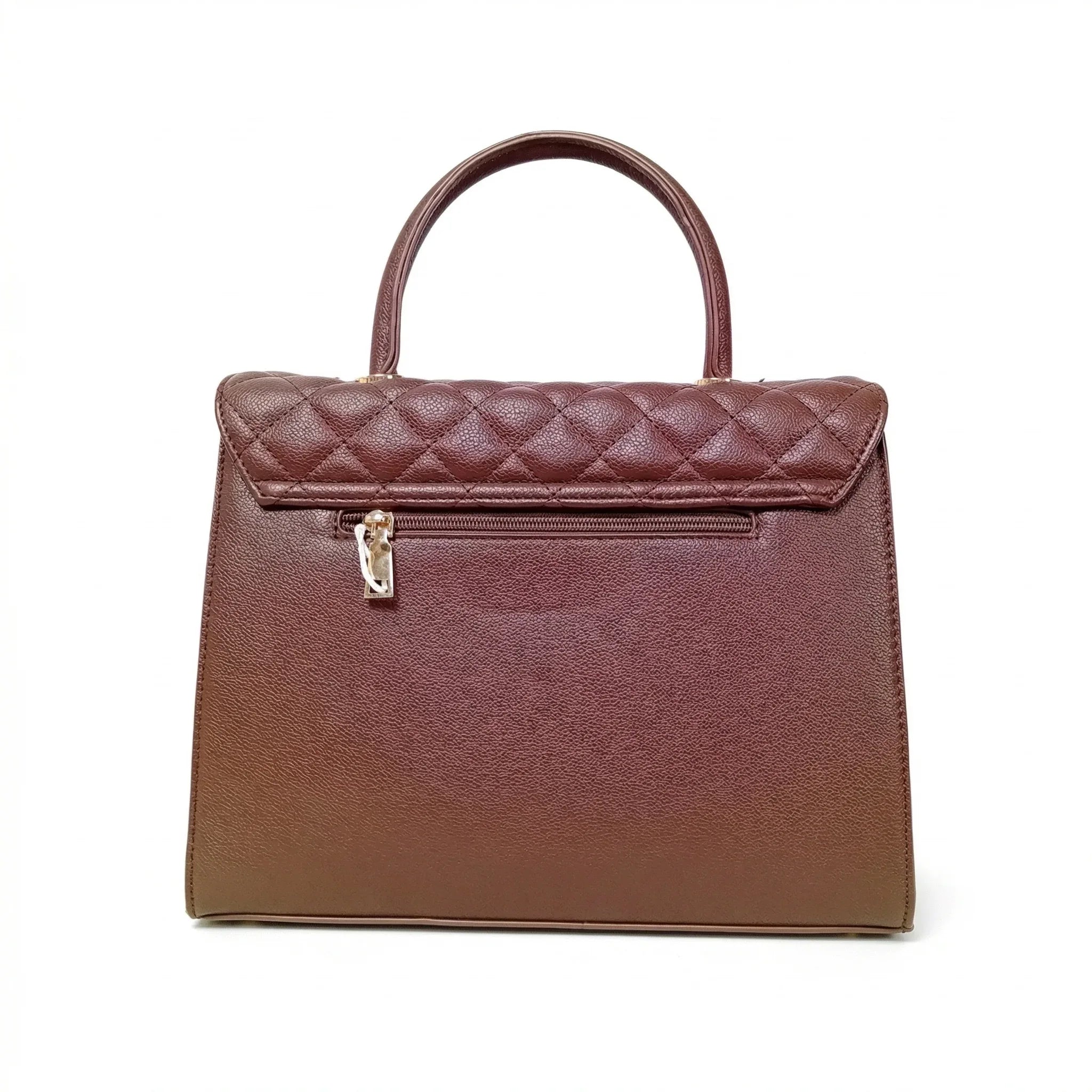 Herisson Firenze Borsa in Ecopelle con Chiusura a Quadrifoglio e Hardware Oro - Stile Donna Bags