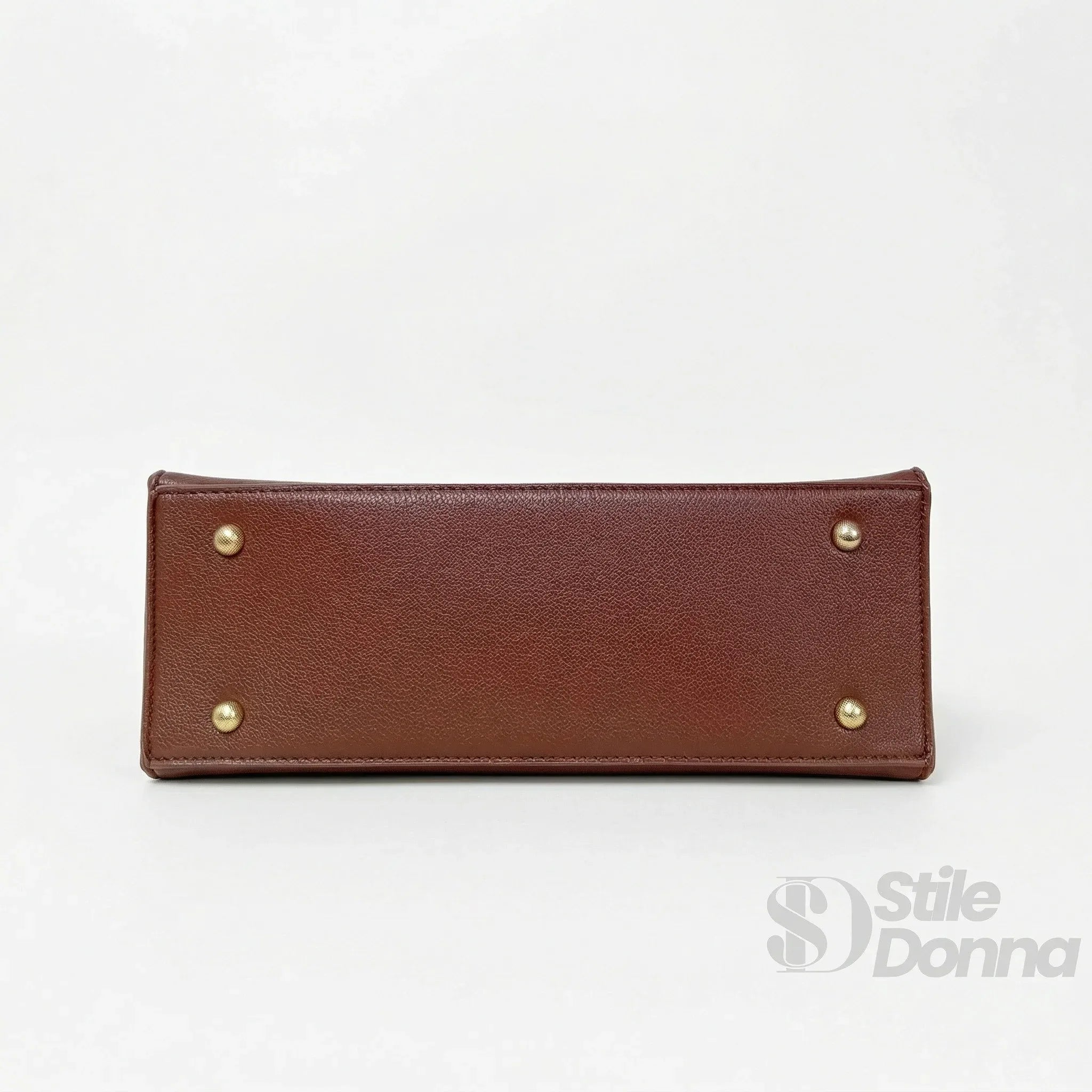 Herisson Firenze Borsa in Ecopelle con Chiusura a Quadrifoglio e Hardware Oro - Stile Donna Bags