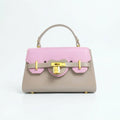 Herisson Firenze Mini Borsa Cachi e Rosa con Lucchetto Dorato - Stile Donna Bags