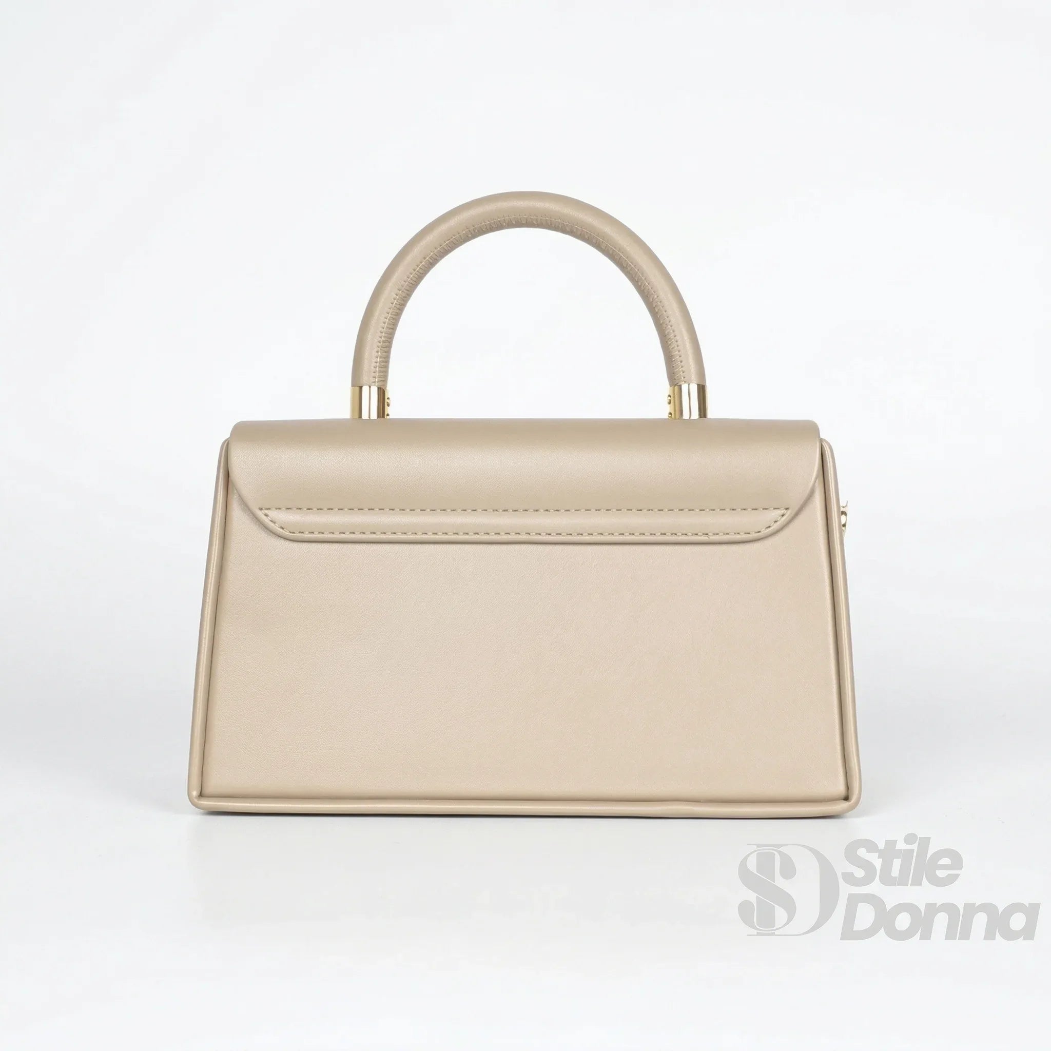 Herisson Firenze Mini Satchel con Top Handle in Ecopelle e Hardware Oro - Stile Donna Bags