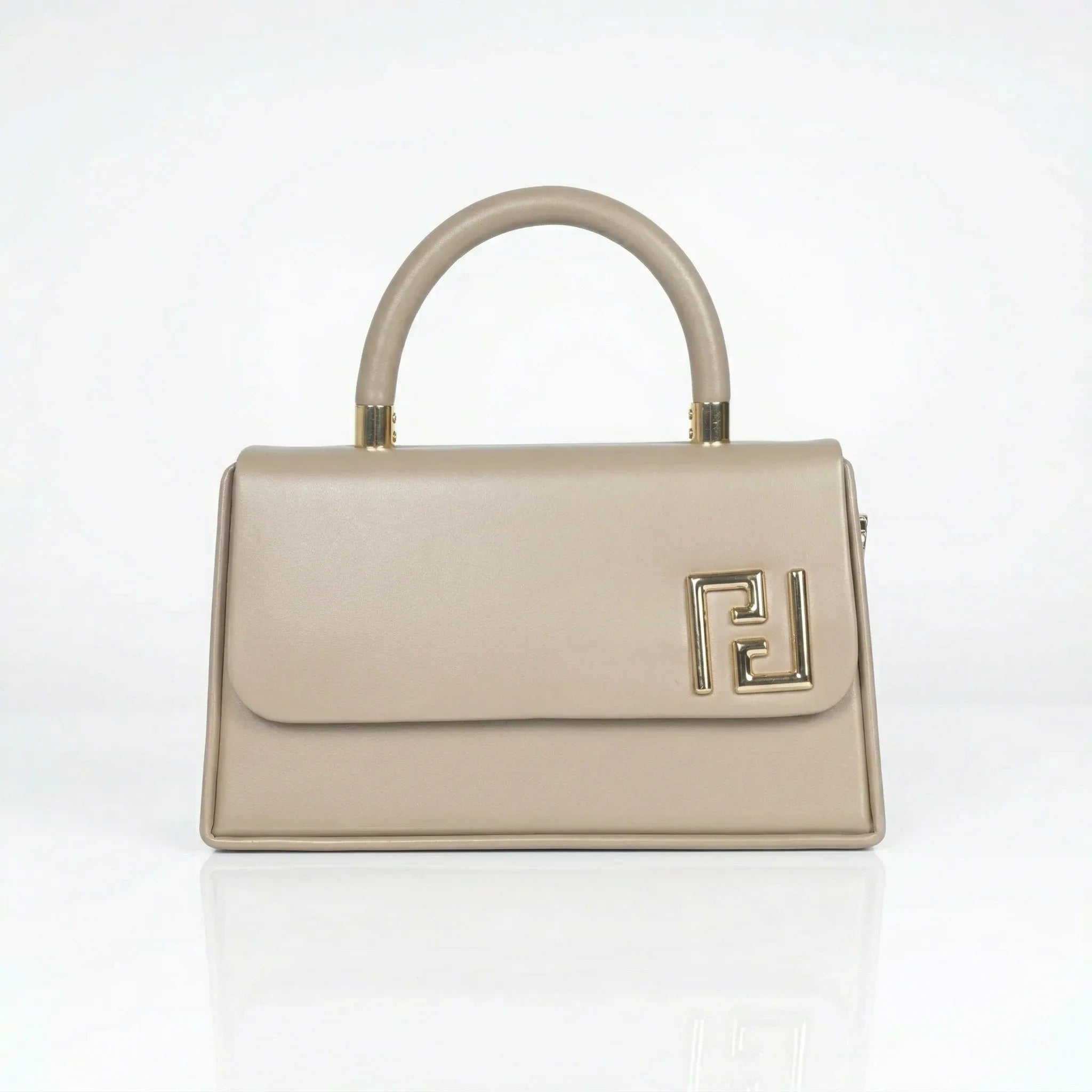 Herisson Firenze Mini Satchel con Top Handle in Ecopelle e Hardware Oro - Stile Donna Bags