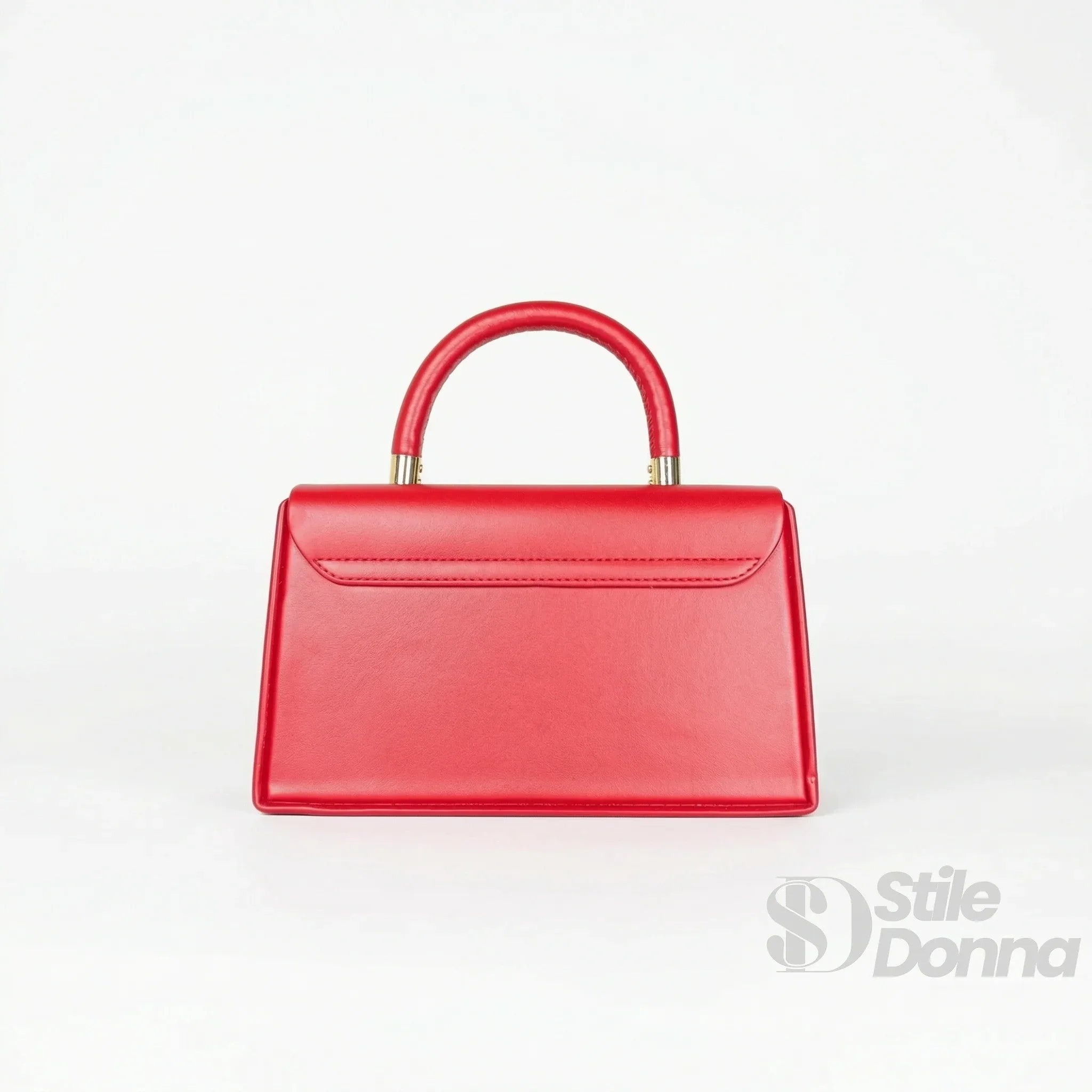 Herisson Firenze Mini Satchel con Top Handle in Ecopelle e Hardware Oro - Stile Donna Bags