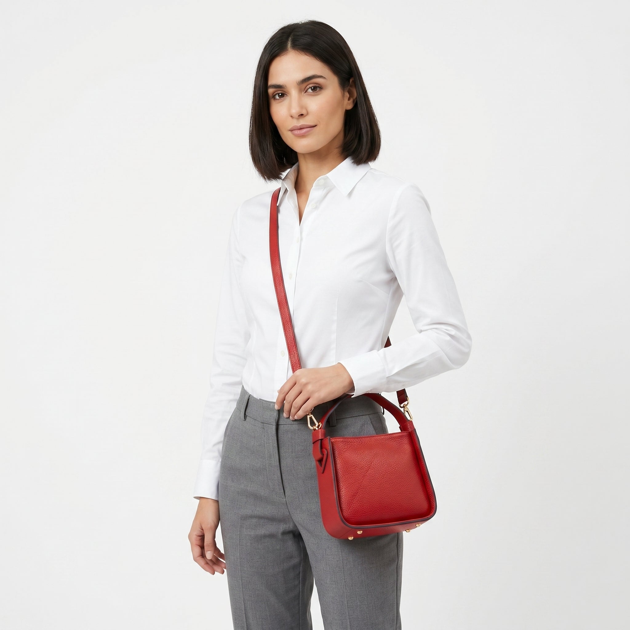 Holo Borsa a Mano in Vera Pelle Made in Italy - Stile Donna Bags