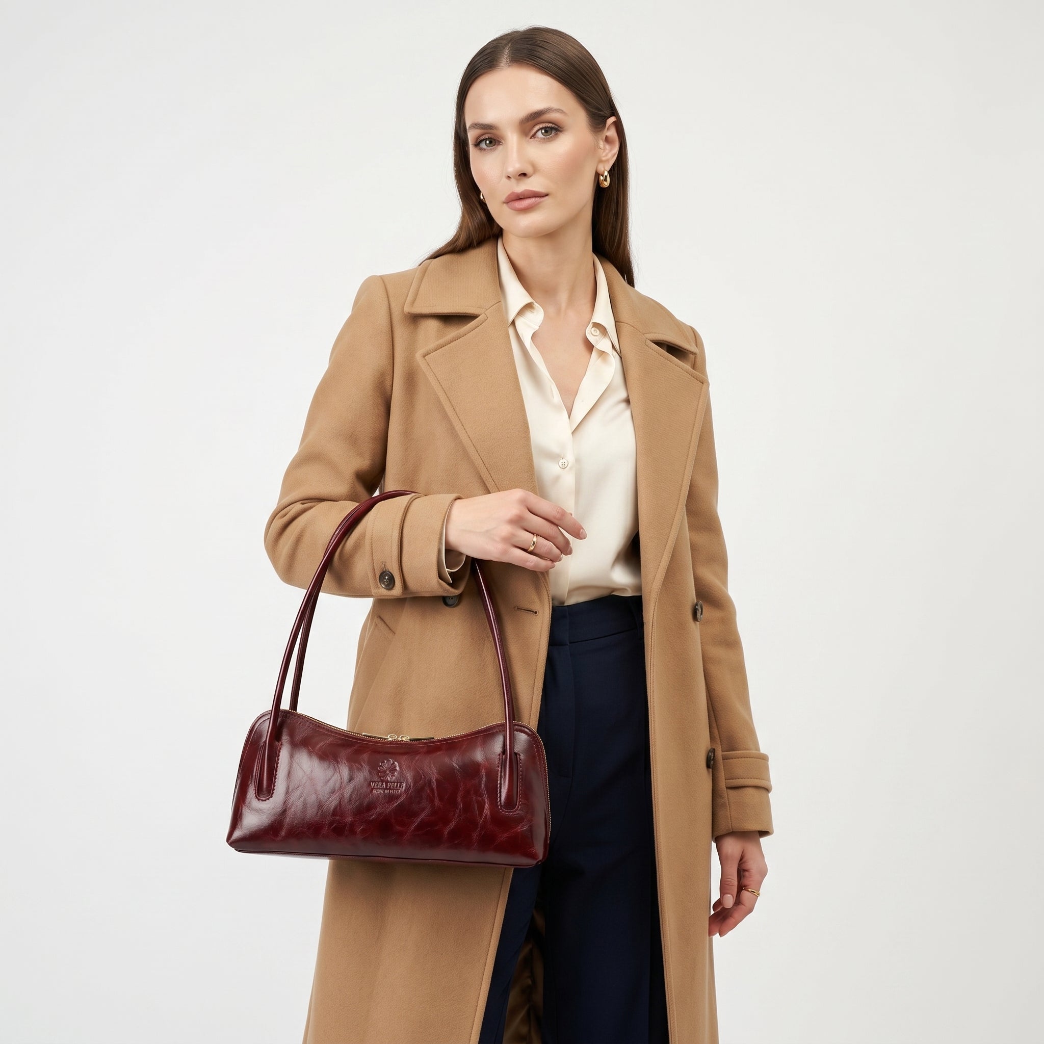 Lucy Borsa a Tracolla in Vera Pelle Made in Italy - Stile Donna Bags