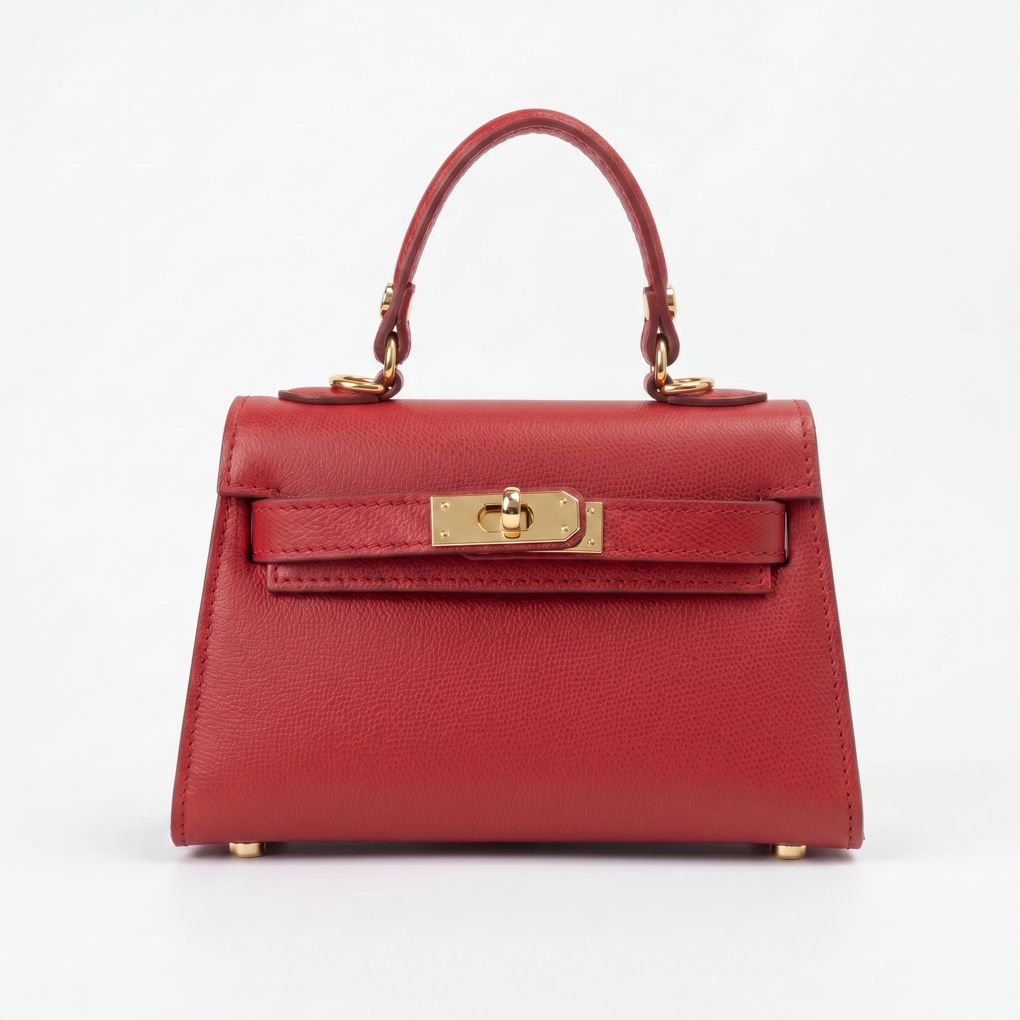Mini Beky Borsa in Vera Pelle con Tracolla Regolabile e Chiusura Rotante - Stile Donna Bags