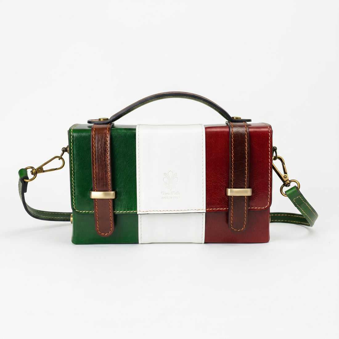 Stile Donna Bags - Brick Mini-Bourse aus echt Lieder