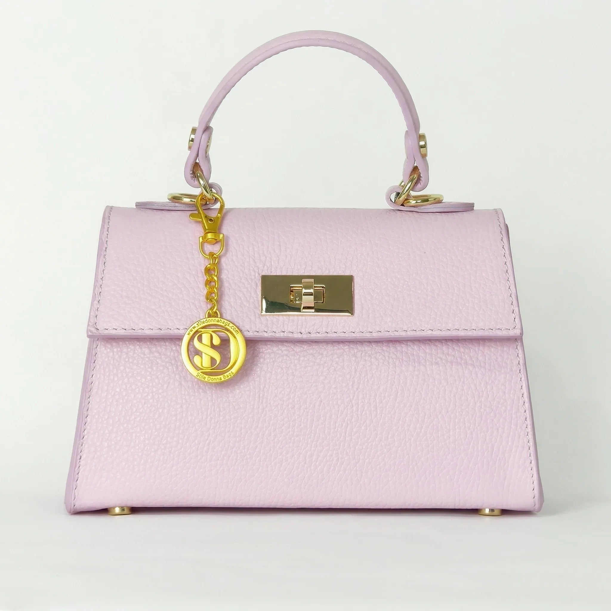 Mini Borsa Veron in Vera Pelle con Tracolla Rimovibile - Stile Donna Bags