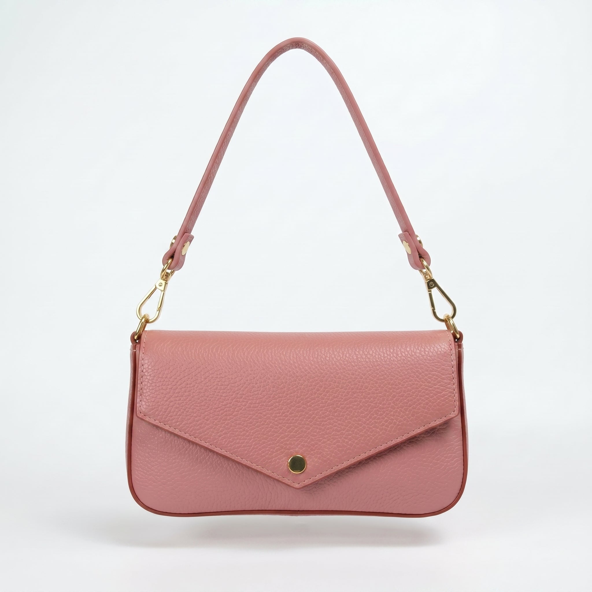 Monica Borsa a Secchiello in Vera Pelle con Tracolla Made in Italy - Stile Donna Bags