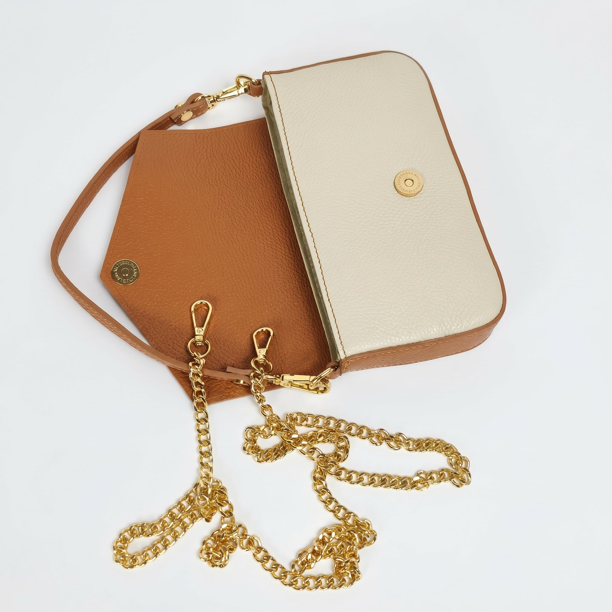 Monica Borsa a Secchiello in Vera Pelle con Tracolla Made in Italy - Stile Donna Bags