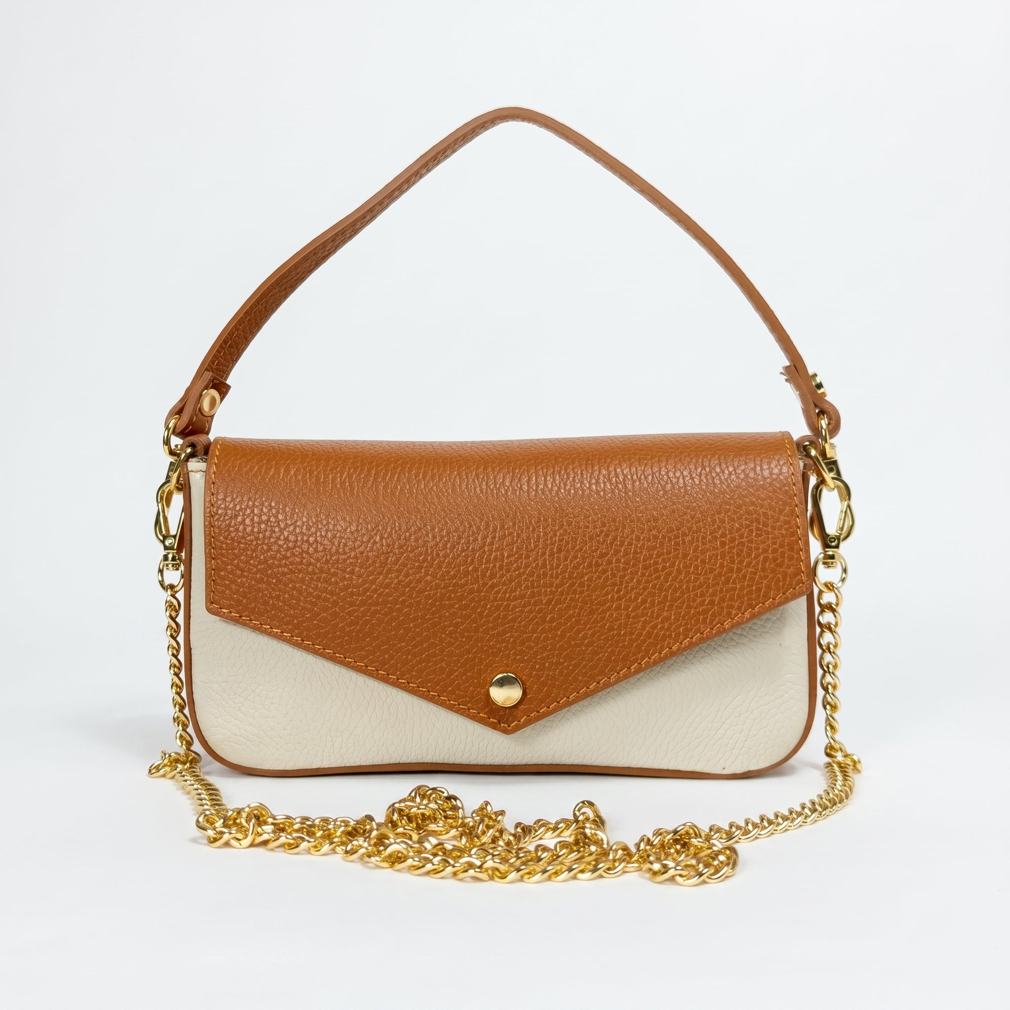 Monica Borsa a Secchiello in Vera Pelle con Tracolla Made in Italy - Stile Donna Bags
