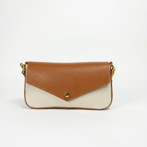 Monica Borsa a Secchiello in Vera Pelle con Tracolla Made in Italy - Stile Donna Bags