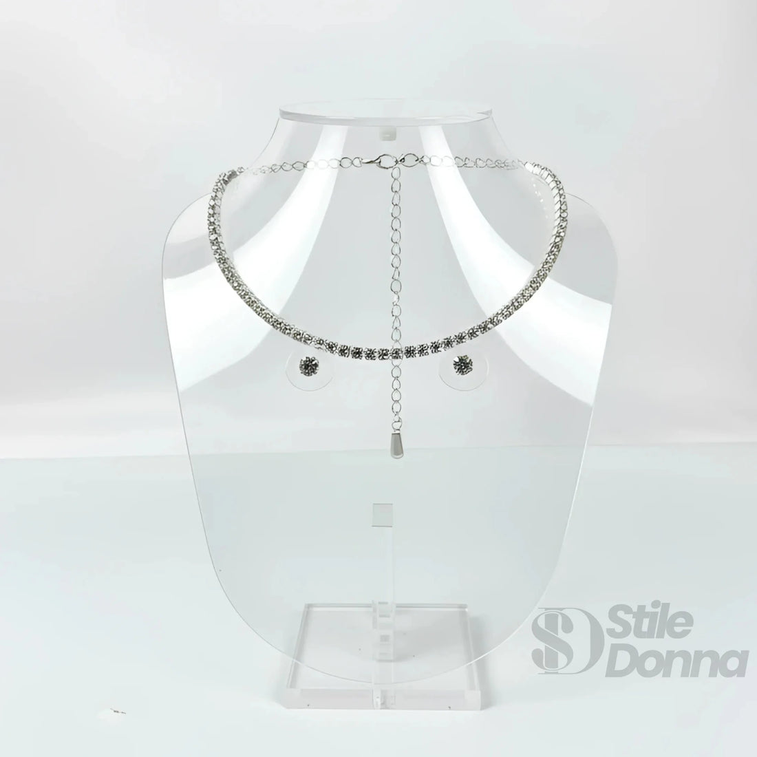 Stile Donna Bags - Set gëllen Kette an Stecker-Ouerbeli