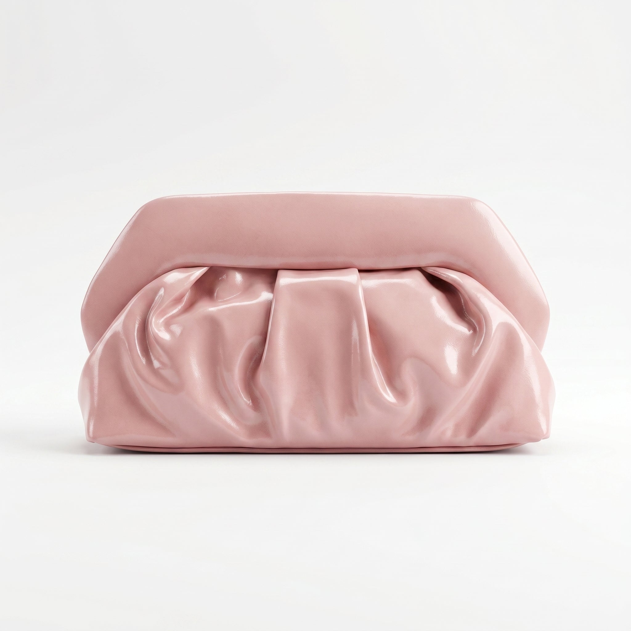 Coconuda Pochette Drappeggiata con Chiusura a Clip - Stile Donna Bags