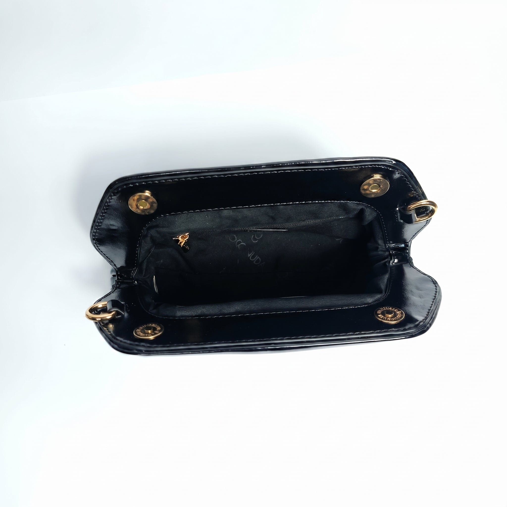 Coconuda Pochette Drappeggiata con Chiusura a Clip - Stile Donna Bags