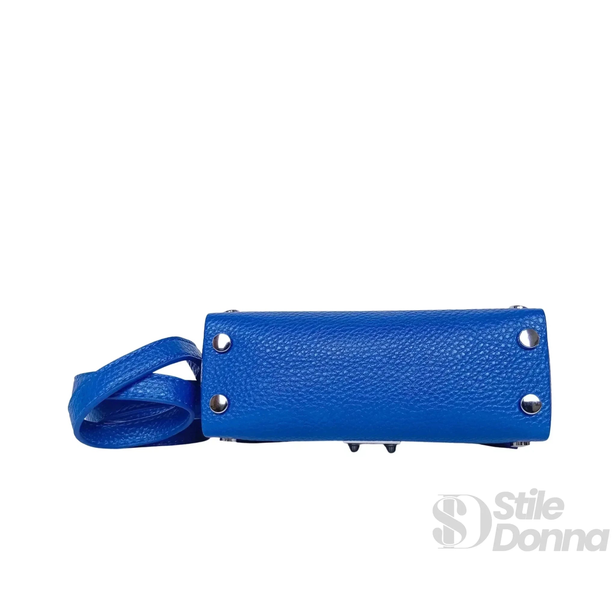 Pochette a Tracolla in Ecopelle con Finiture Argento - Stile Donna Bags