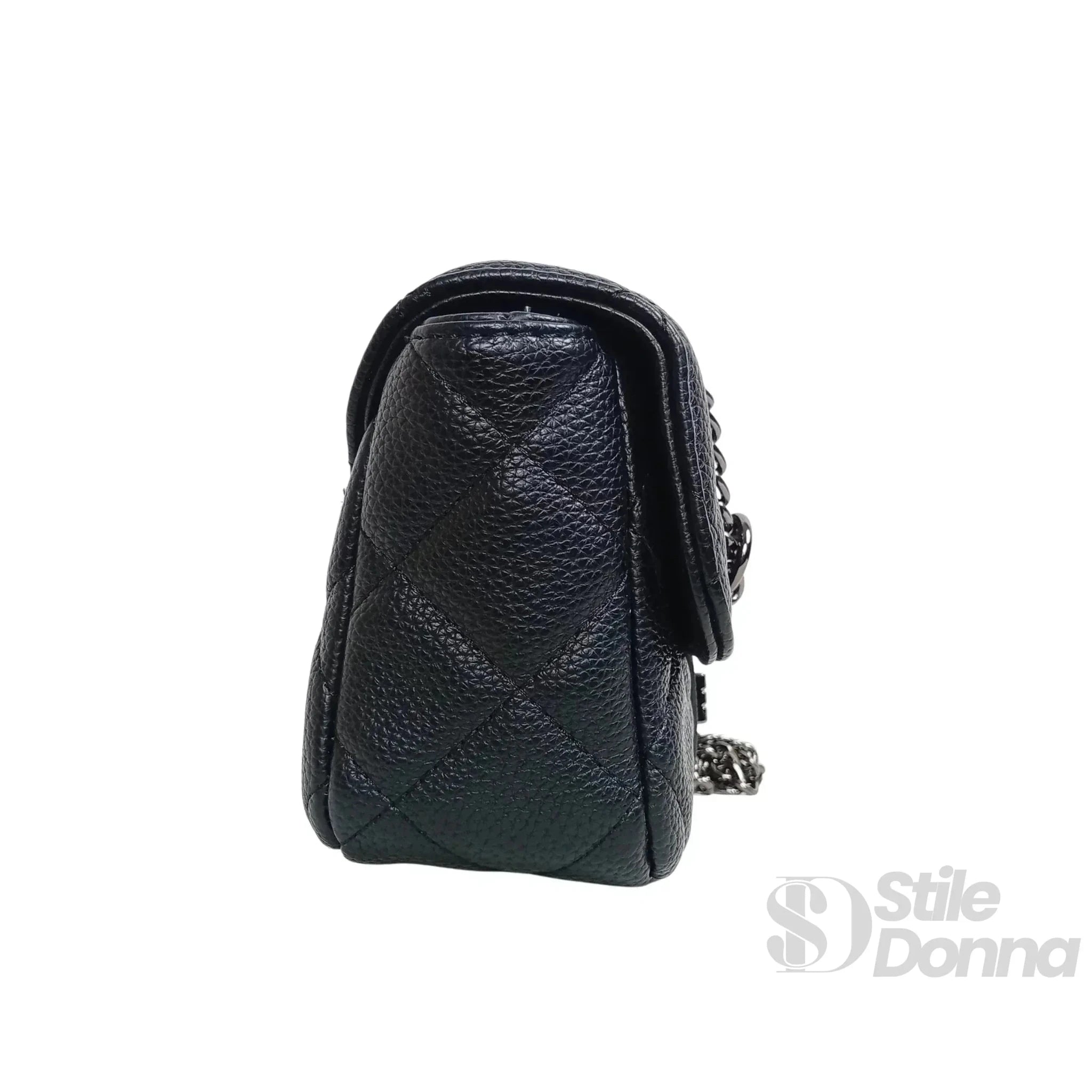 Pouch Clutch in Ecopelle con Catena Argento per Look Elegante - Stile Donna Bags